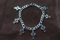 Sterling Silver Cross Bracelet