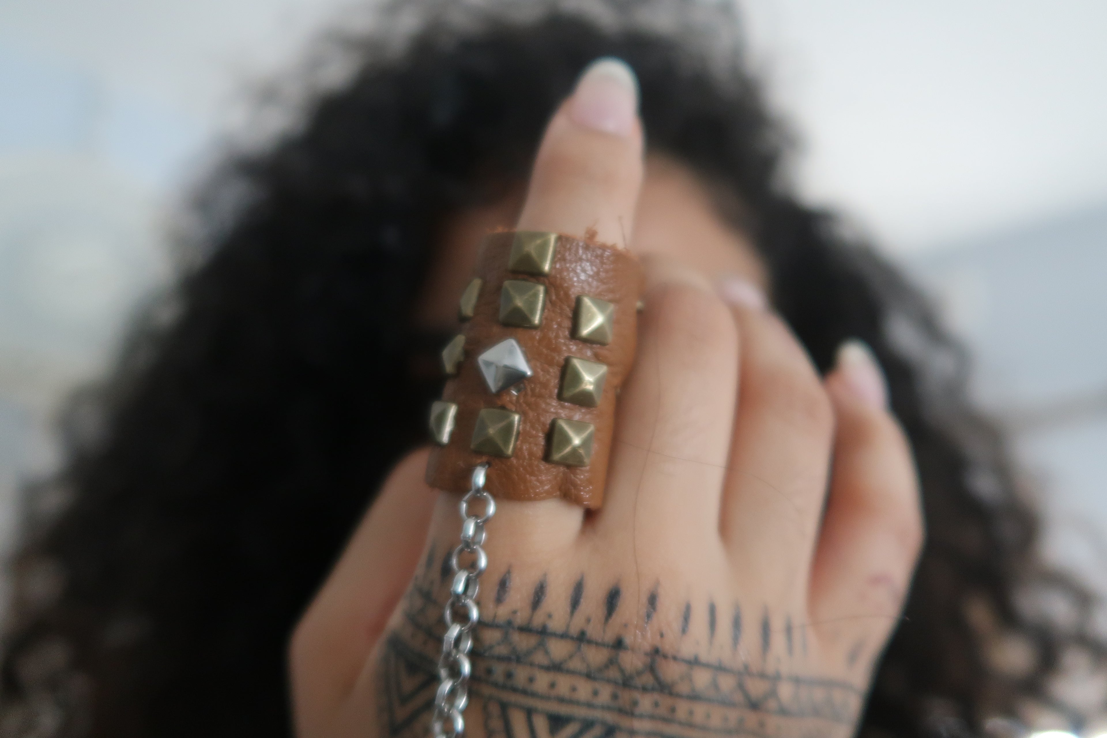 Rebel Stud Chain Duo