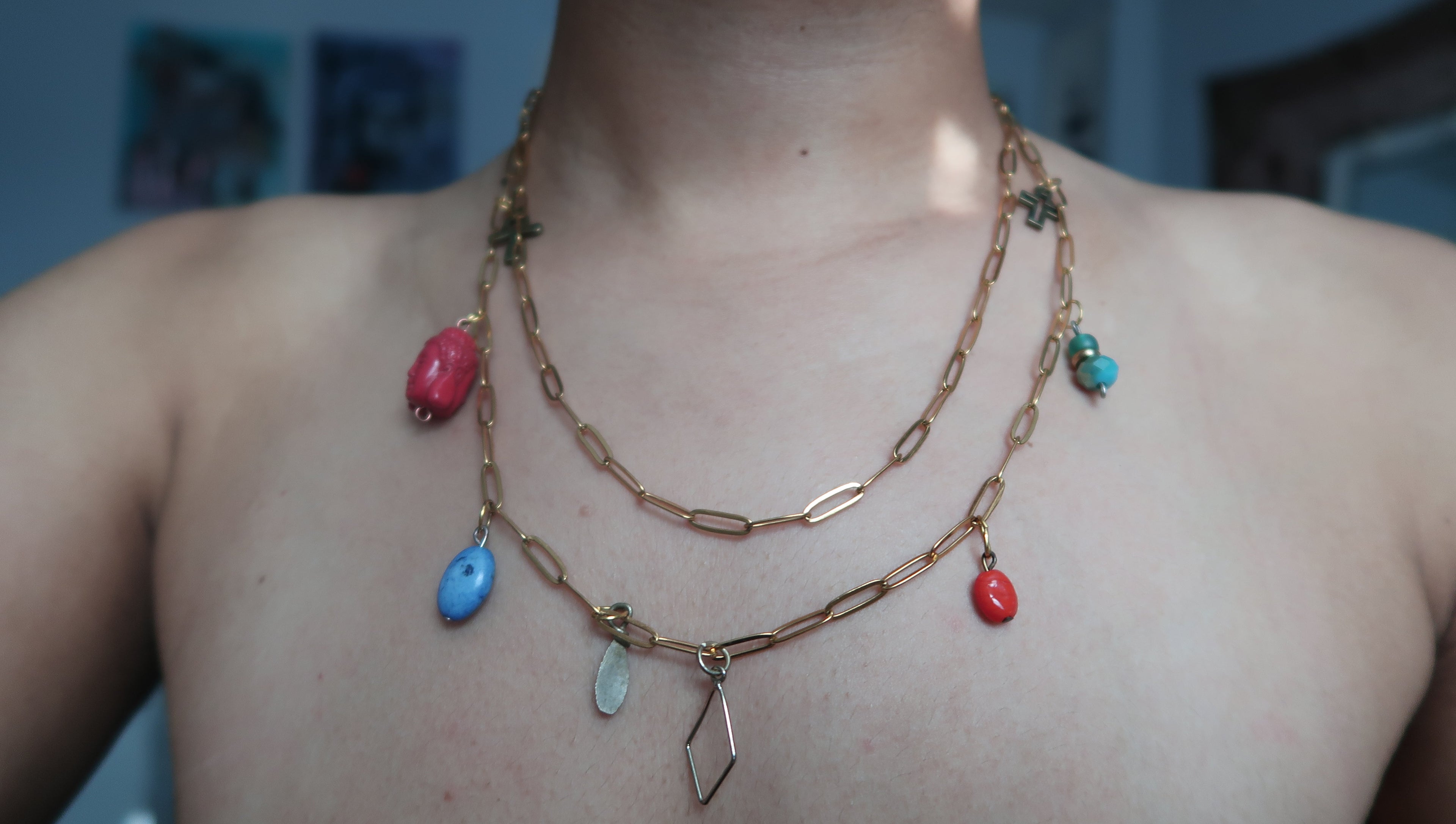 Thread of Trinkets Necklace