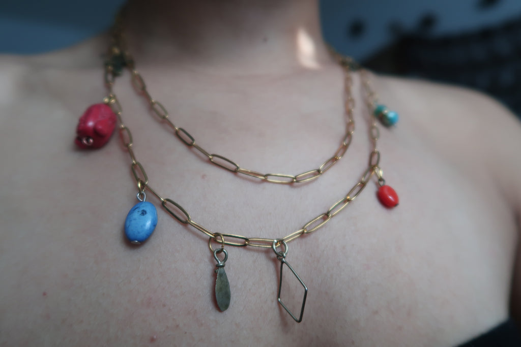 Thread of Trinkets Necklace