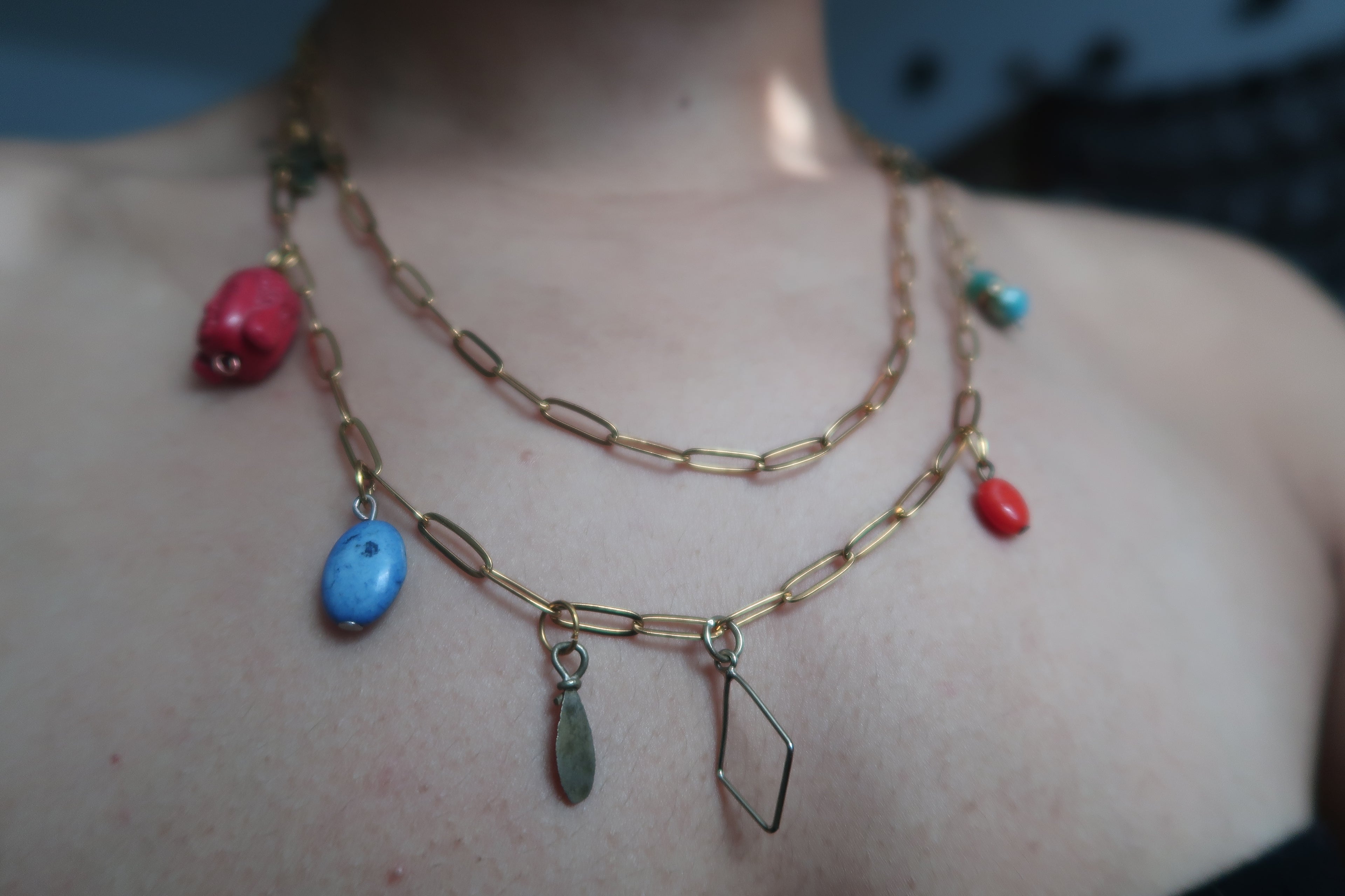 Thread of Trinkets Necklace