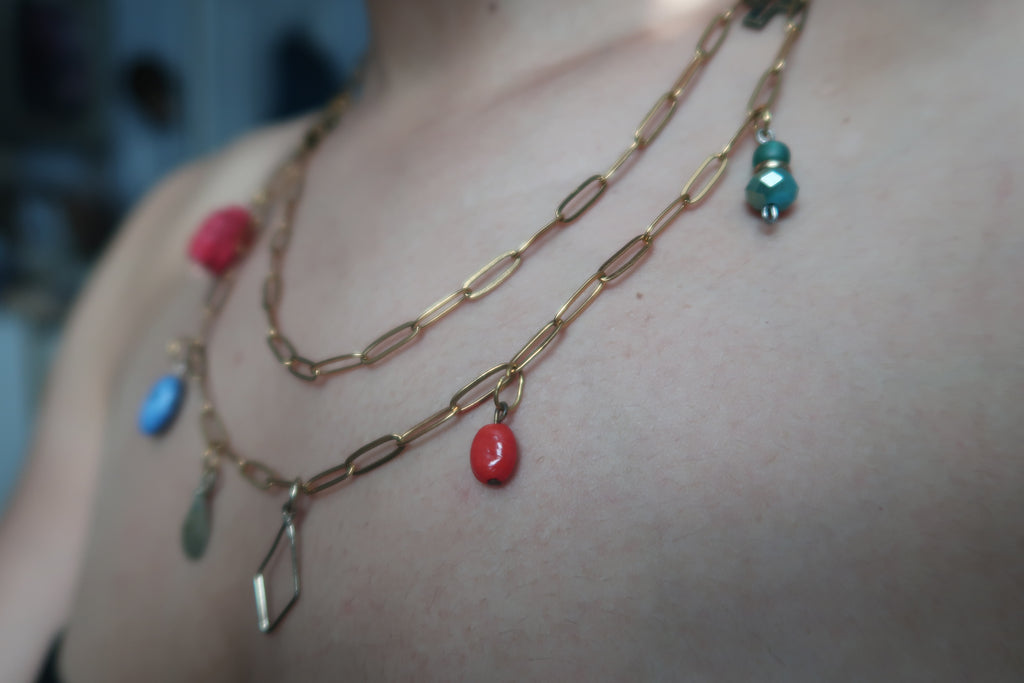 Thread of Trinkets Necklace