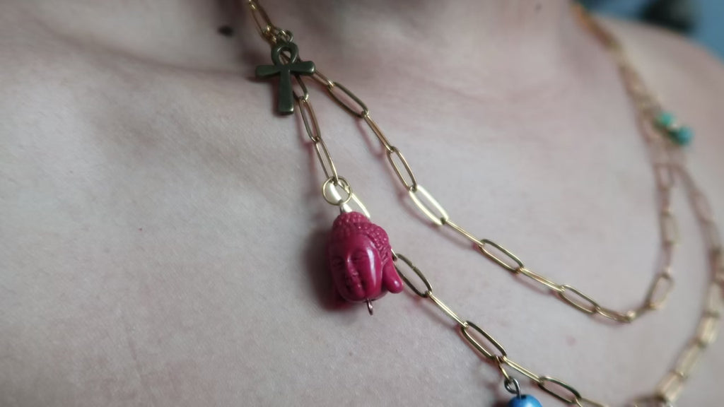 Thread of Trinkets Necklace